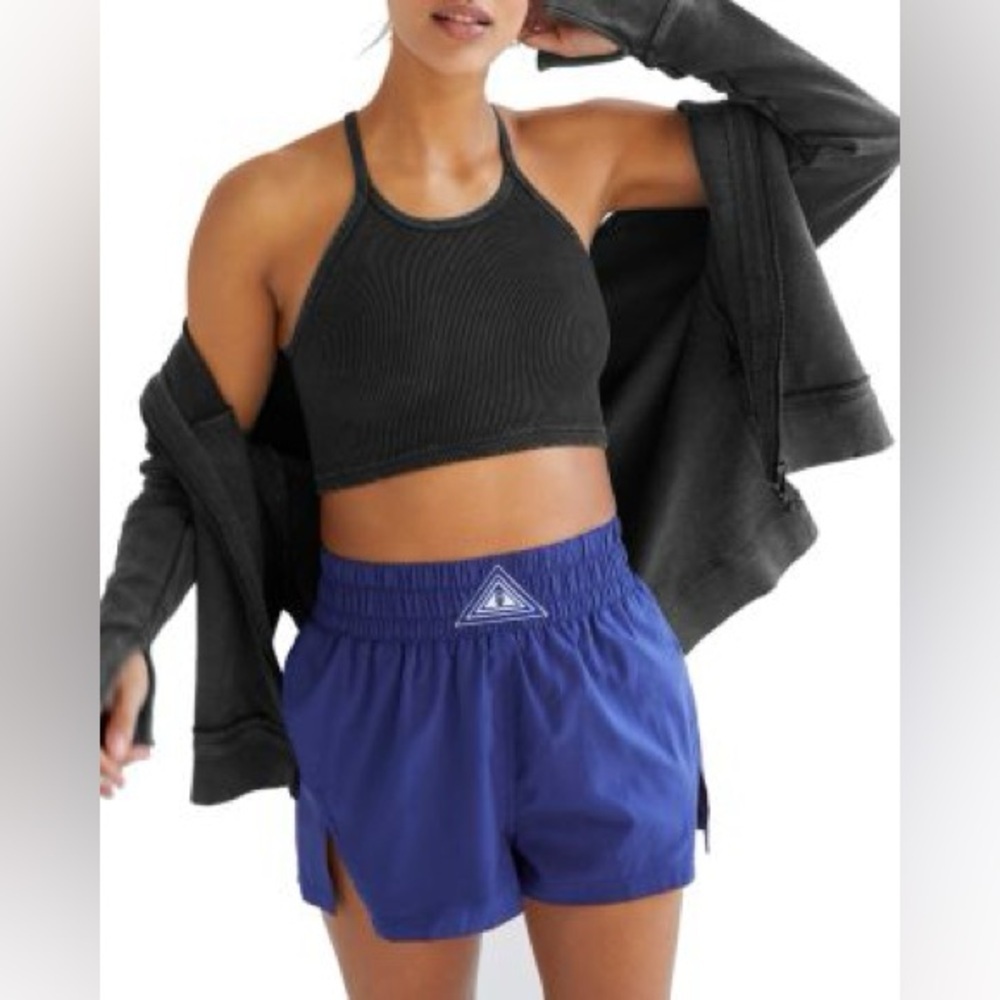 ‼️RARE‼️🎸FREE PEOPLE🎸🔥NWT🔥Next Round Shortsin Blue—XS
